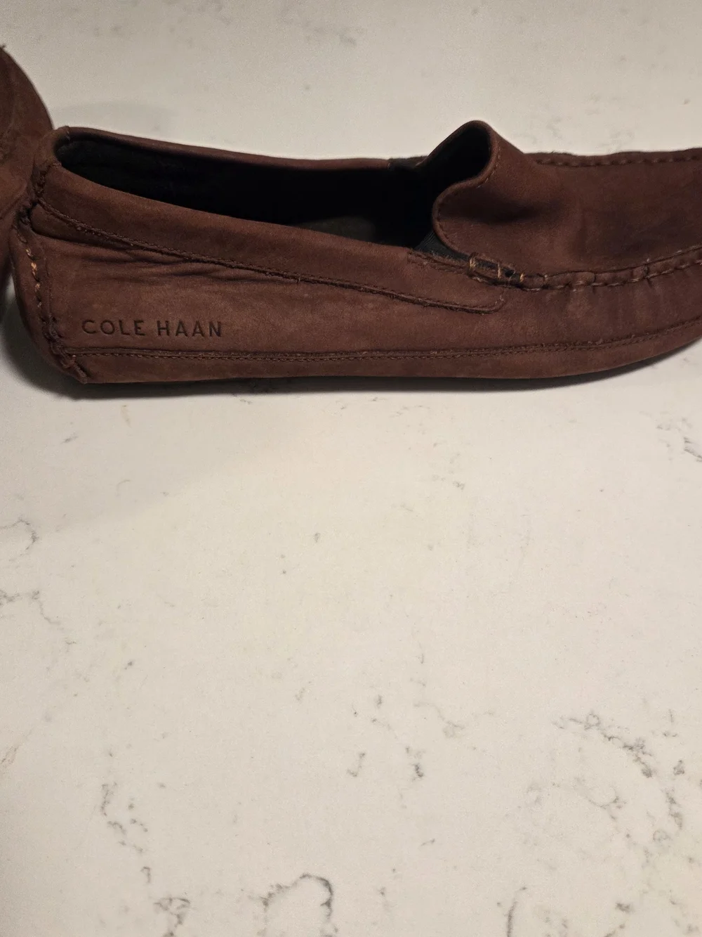Cole Haan Wyatt Venetian Brown Nubuck Driving Loafers Men’s 9M